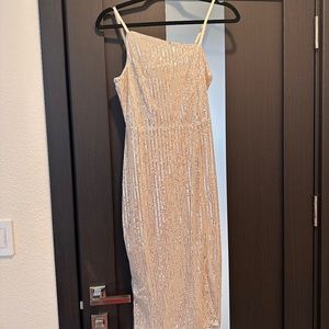 SILVER SPARKLE DRESS!!!! BRIDAL SHOWER